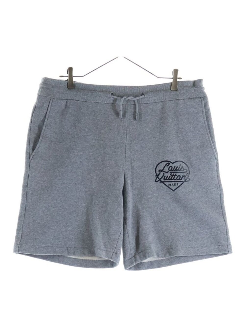 Louis Vuitton 22 SS NIGO Logo Print Sweatshirt Shorts Gray